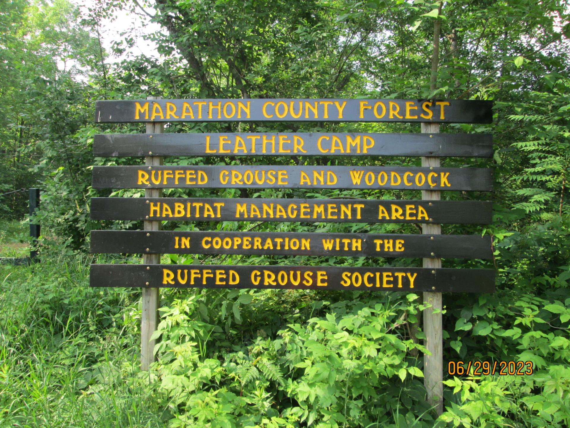 Leathercamp Sign